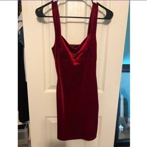 Velvet cocktail dress